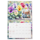 Custom Floral Photo Calendar Personalized Flower Kalender (Feb 2027)