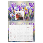 Custom Floral Photo Calendar Personalized Flower Kalender (Jan 2027)