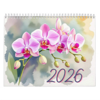 Custom Floral Photo Calendar Personalized Flower Kalender