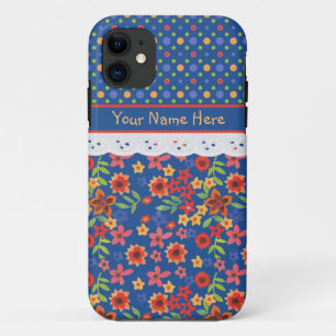 Custom Floral Polkas Imitate Lace iPhone 5/5s Fall Case-Mate iPhone Hülle