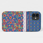 Custom Floral Polkas Imitate Lace iPhone 5/5s Fall Case-Mate iPhone Hülle (Rückseite (Horizontal))