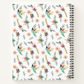 Custom Floral Rezept Book Notizblock (Rückseite)