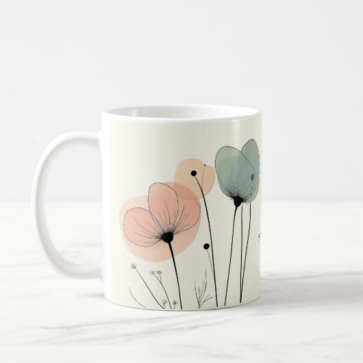 Custom Floral Tasse for Mama - Gentleme Dankbarkei (Links)