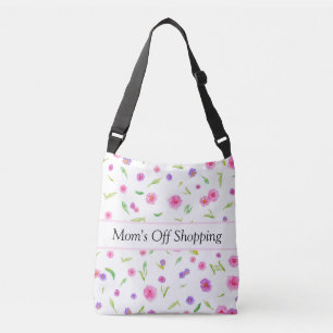 Custom Floral Totbeutel   Geschenk für Mama Tragetaschen Mit Langen Trägern