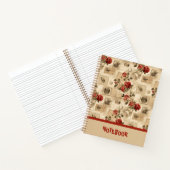 Custom Floral Vintag Wallpaper Notebook Notizblock (Innenseite)