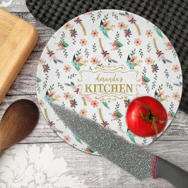 Custom Floral Watercolor Küche Schneidebrett