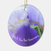 Custom Floral Wedding Anniversary Ornament (Links)