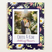 Custom Floral Wedding Planner | Personalisiertes F Planer (Vorderseite)
