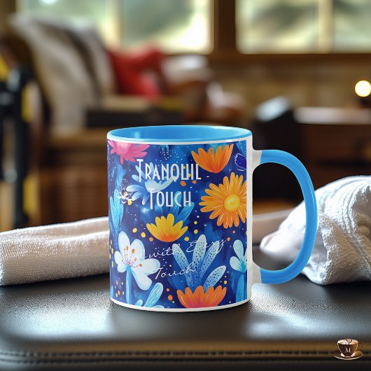 Custom Floral Wellness Tasse for Business Werbeakt
