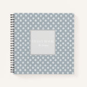 Custom florale Gästebuch Notizblock (Vorderseite)