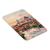 Custom Florence Duomo Cathedral Watercolor Skyline Magnet (Rechte Seite)