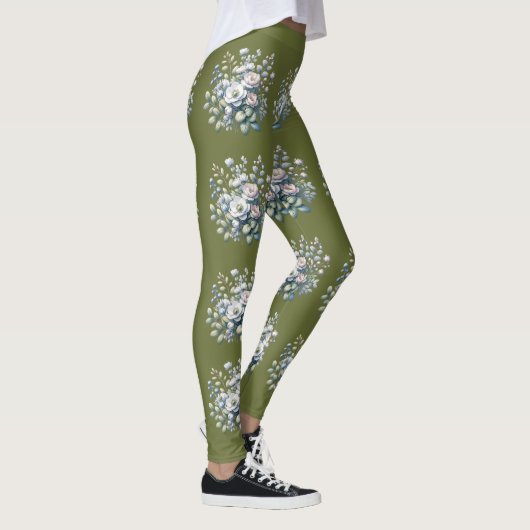 Custom flower design  leggings (Rechts)