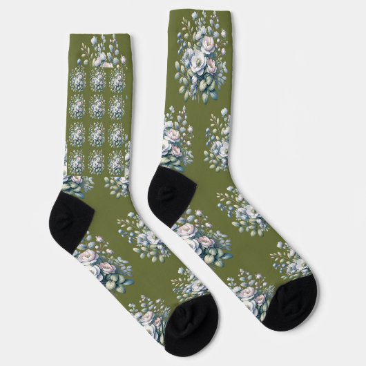 Custom flower design  socken (Rechts)
