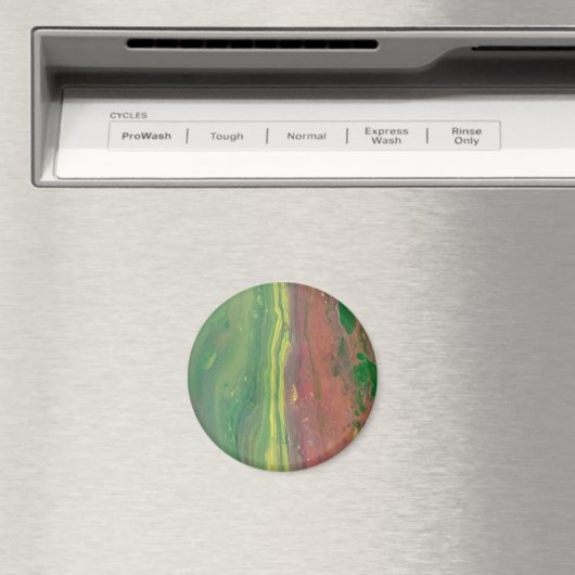 Custom Fluid Art Magnet (In Situ (Geschirrspüler))