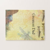 Custom Fly Fishing Illustrated Trout Puzzle (Horizontal)