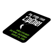 Custom Fly from Trees Ziplining Magnet (Linke Seite)