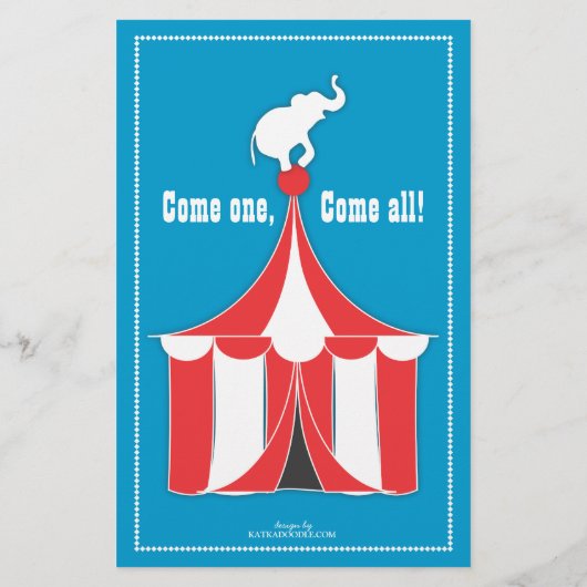 CUSTOM Flyer für Karneval-Veranstaltungen BLAU (Hinten)