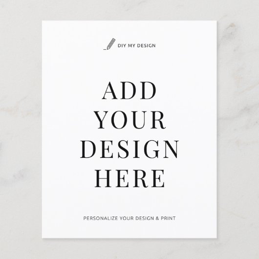 Custom Flyer Printing 4.5x5.6" Upload Your Design (Vorne)