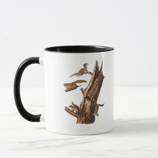 Custom Flying Eichhörnchen ADHD Arbeit Funny Tasse (Links)