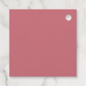 Custom Foil Favor Tags (Rückseite)