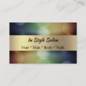 Custom Foil Gold - Berufliche Visitenkarten Visitenkarte (Vorderseite)