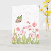 Custom Folded Greeting Card Karte (Gelbe Blume)
