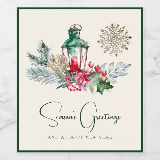 Custom Folies Lantern Modernes Minimalistisches We Weinetikett (Einzelnes Label)