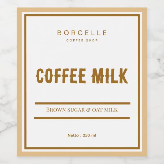 Custom Food & Beverage Label Set Weinetikett (Einzelnes Label)