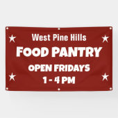 Custom Food Pantry Banner (Horizontal)