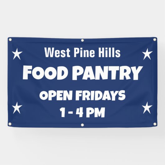 Custom Food Pantry Banner (Horizontal)