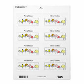 Custom Foods Vintag Kitchen Art Labels (Vorne)