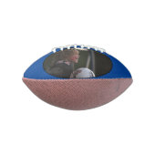 Custom Football Blue Name Team Foto Ball (Gedreht 90)