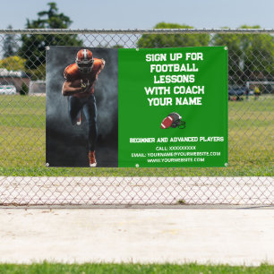 Custom Football Coach Coachte Klassenunterricht Gr Banner