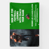 Custom Football Coach Coachte Klassenunterricht Gr Banner (Vertikal)