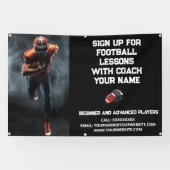 Custom Football Coach Coachte Klassenunterricht Sc Banner (Horizontal)