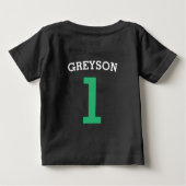 Custom Football First Birthday Shirt (Rückseite)