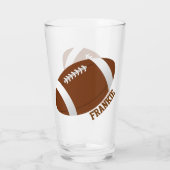 Custom Football Glas (Rückseite)