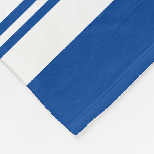 Custom Football Jersey Nummer athletic Streifen Fleecedecke (Ecke)