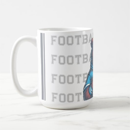 Custom Football Kaffeetasse (Links)