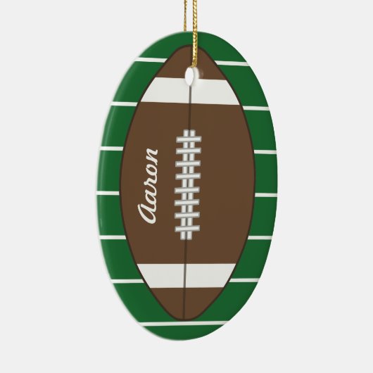 Custom Football Ornament (Rechts)