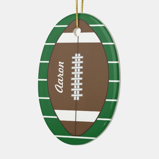 Custom Football Ornament (Links)