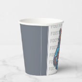 Custom Football Pappbecher (Rechts)