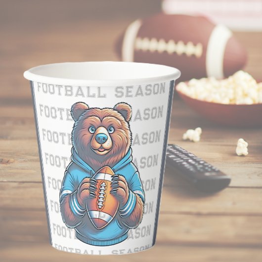 Custom Football Pappbecher