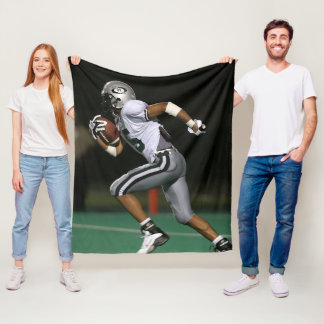 Custom Football Photo Sports Fleecedecke