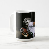 Custom Football Photo Sports Kaffeetasse (Vorderseite Links)