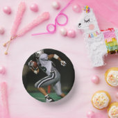 Custom Football Photo Sports Pappteller (Party)