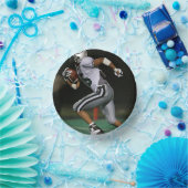 Custom Football Photo Sports Pappteller (Party)