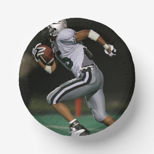 Custom Football Photo Sports Pappteller (Vorderseite)