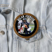 Custom Football Player game day team spirit Button (Beispiel)