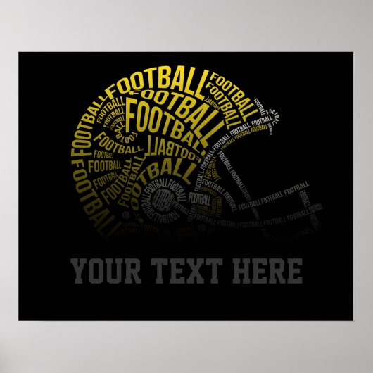 Custom Football Poster (Vorne)